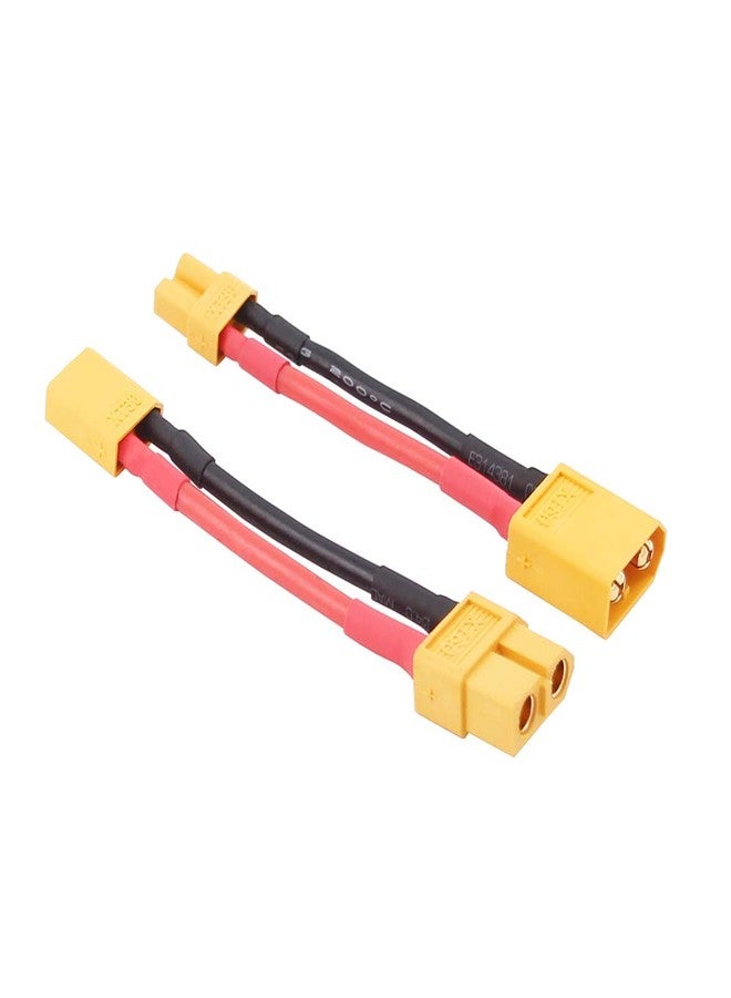 OliRC 4pcs XT30 XT-30 to XT60 XT-60 Male Female RC Connector Adapter with 16awg 5cm(C84-4) - Image 3